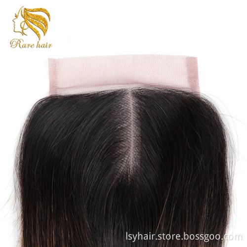 Mixed Colour Hair Idea Two Tone Highlight Hair Weave Color 1B 30 Human Hair Bundles With Middle Part Hand Tied Top Closure